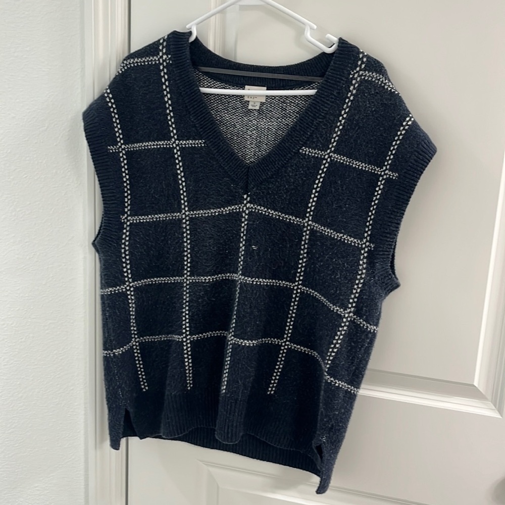 A new day navy vest